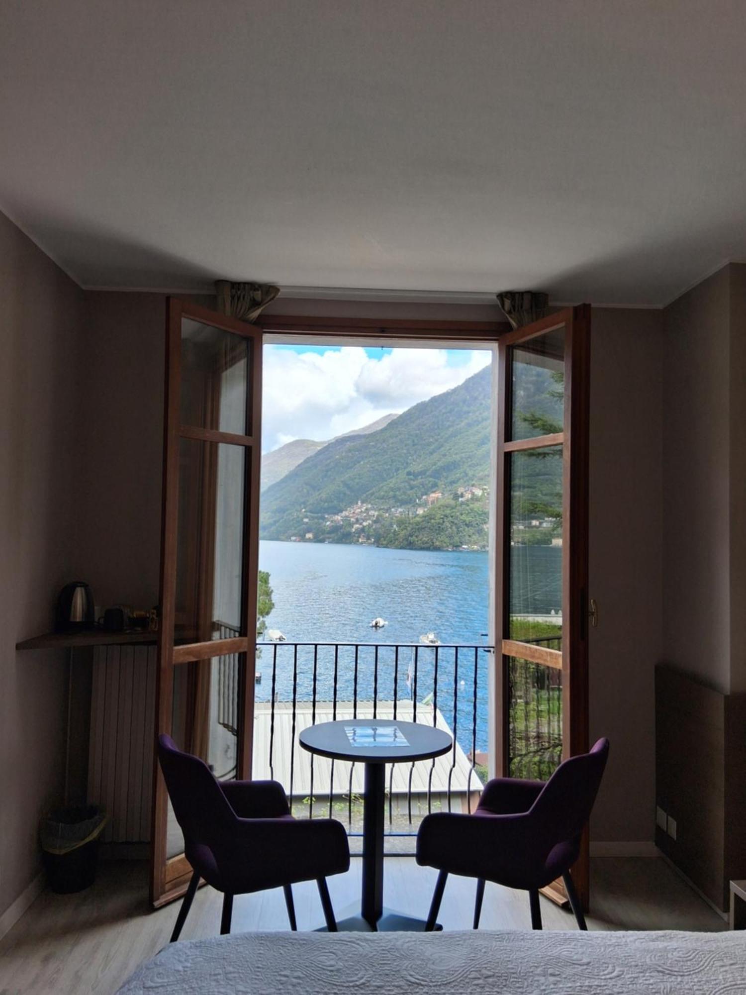 Hotel Ristorante Vapore Faggeto Lario Exteriör bild