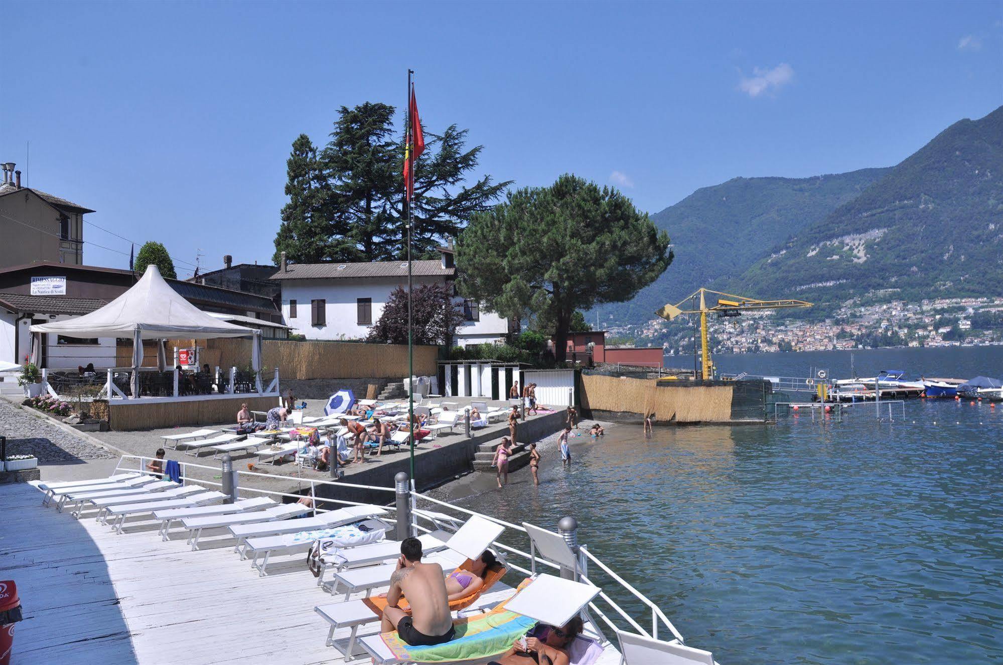 Hotel Ristorante Vapore Faggeto Lario Exteriör bild