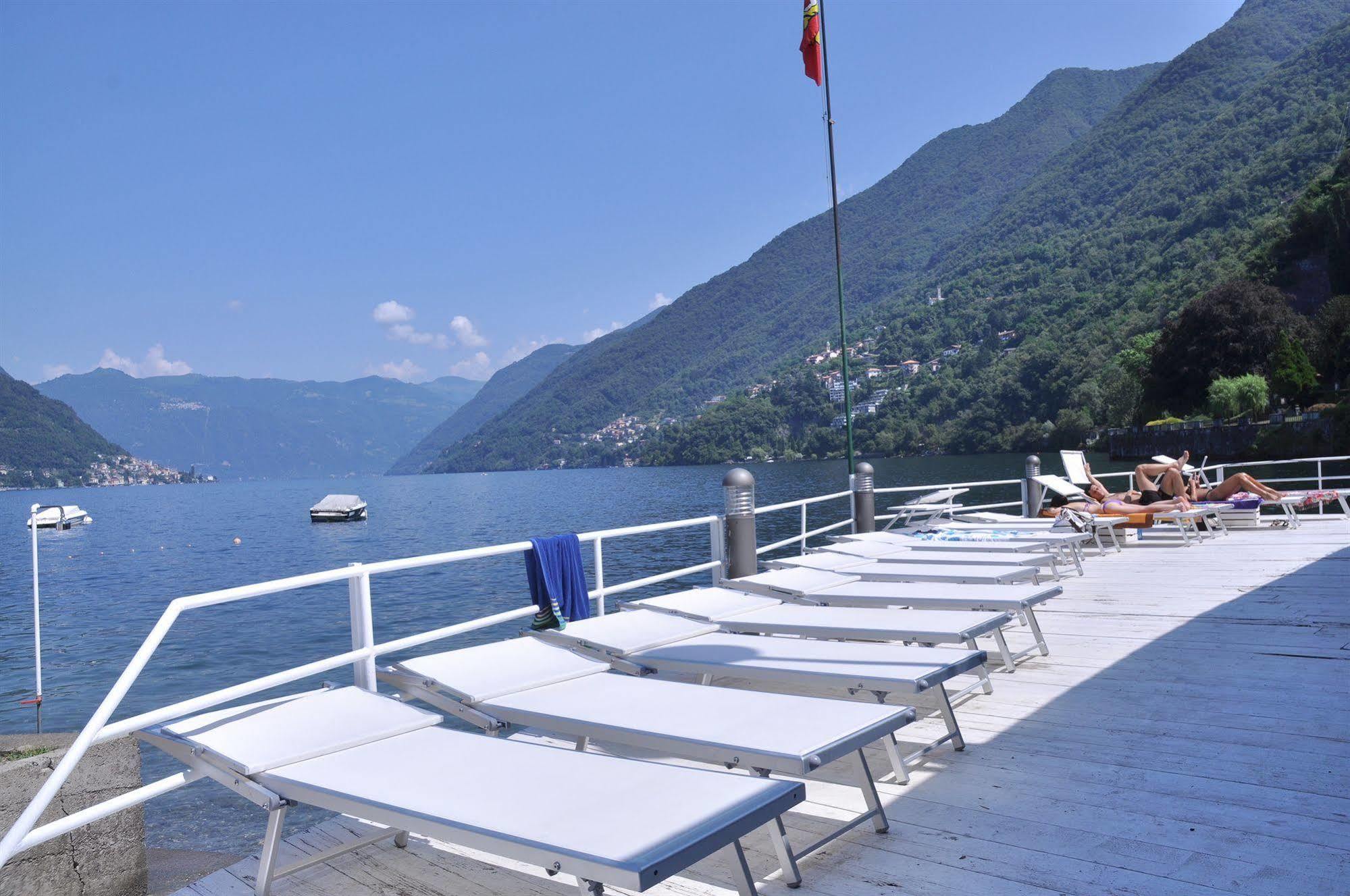 Hotel Ristorante Vapore Faggeto Lario Exteriör bild